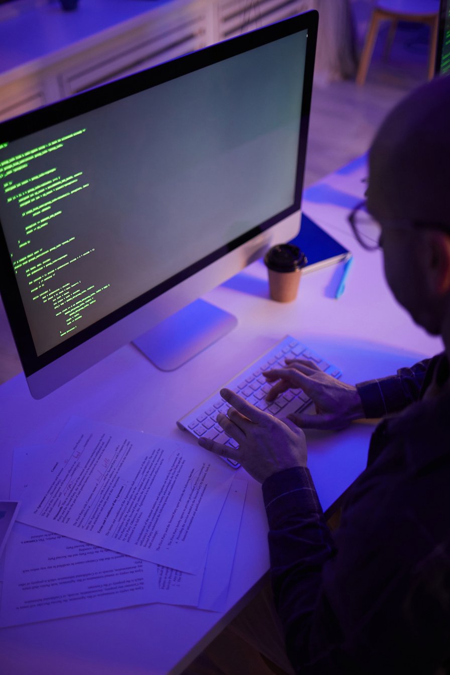 Computer Programmer At Work